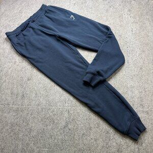 Gymshark Crest Jogger Men M Blue Slim Fit Fleece 29" Tapered A1A2A